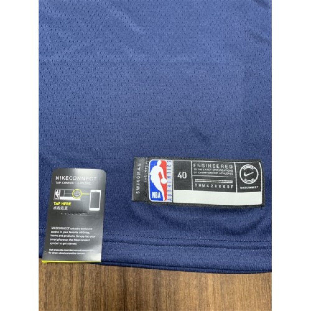 Men's Dallas Mavericks Kristaps Porzingis #6 Navy Finished Swingman Jersey - Statement Edition-Pro Kit Vault | Brand New 26/27 Sports Jerseys